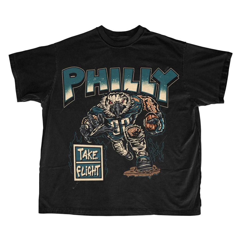 Philadelphia Football T Shirt Vintage Philadelphia Graphic T-Shirt Gift For Fan
